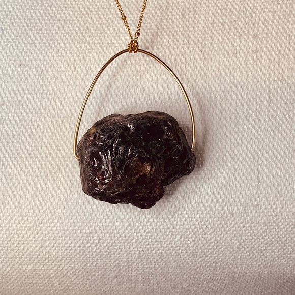 Raw Garnet Necklace - Picture 5 of 5